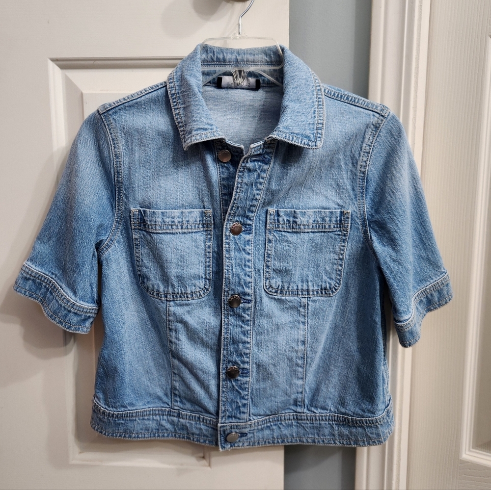 Talbots Short Sleeve Jean Jacket